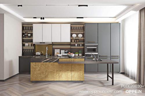 Modern-Matte-Lacquer-Kitchen-with-Island-Design-PLCC20030-1