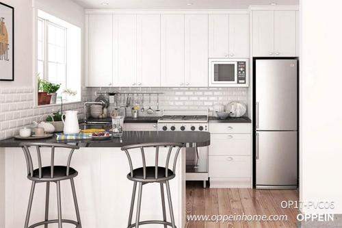 OP17-PVC06-Small-U-Shaped-Shaker-Kitchen-1